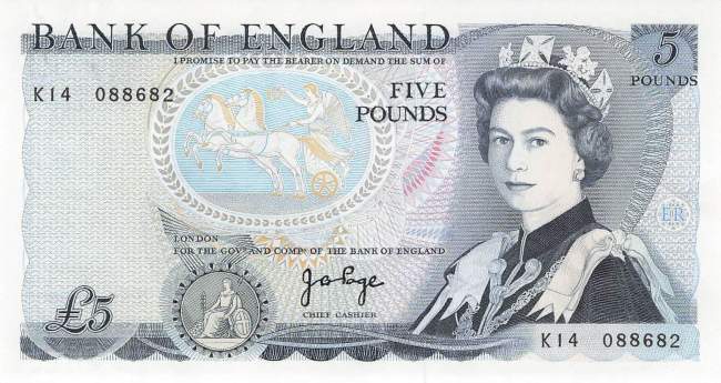 p.378a 5 Pound 1971